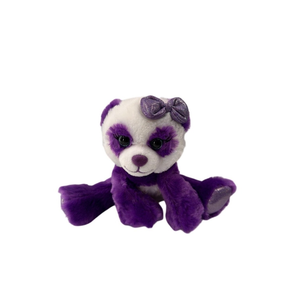 First & Main 6013 Pau Paus Panda Bear Plush Toy 10" Purple White Girl Pals‎ 2019